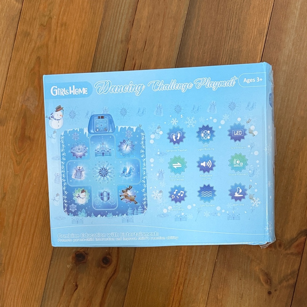 Girls Home Dancing Challenge Playmat frozen